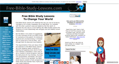 Desktop Screenshot of free-bible-study-lessons.com